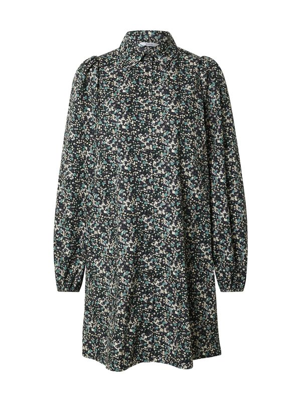 Envii Envii Рокля тип риза 'GULDBERGS'  бежово / антрацитно черно / мента / черно / бяло