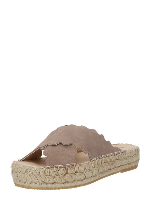 espadrij l´originale espadrij l´originale Чехли 'CROISETTE'  тъмнобежово