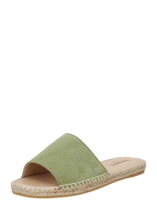 espadrij l´originale espadrij l´originale Чехли 'Plage'  светлозелено