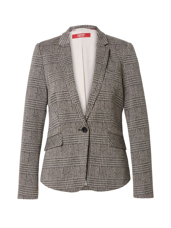 ESPRIT ESPRIT Блейзър  бежово / сиво / черно