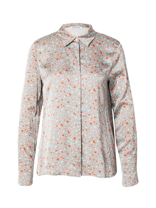 ESPRIT ESPRIT Блуза  бежово / пъстро