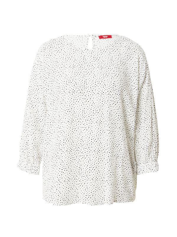 ESPRIT ESPRIT Блуза  черно / бяло