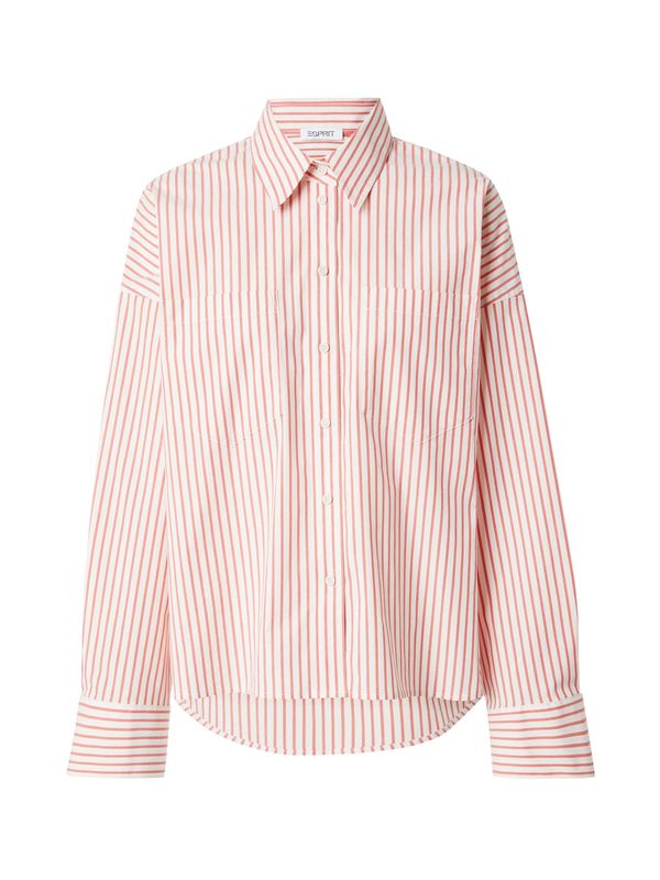 ESPRIT ESPRIT Блуза  червено / бяло