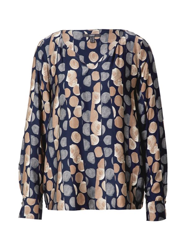 ESPRIT ESPRIT Блуза  нейви синьо / пъстро