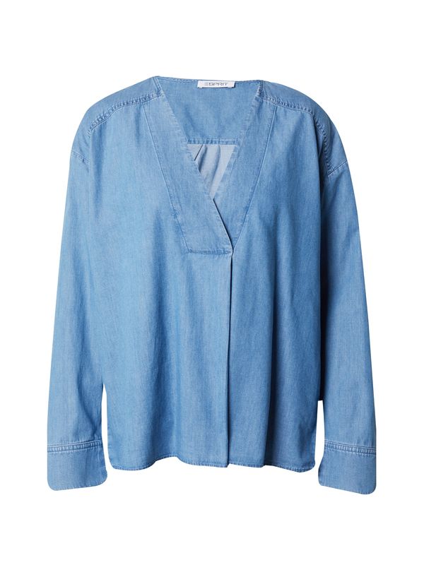 ESPRIT ESPRIT Блуза  син деним