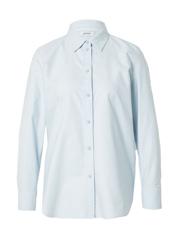 ESPRIT ESPRIT Блуза  светлосиньо
