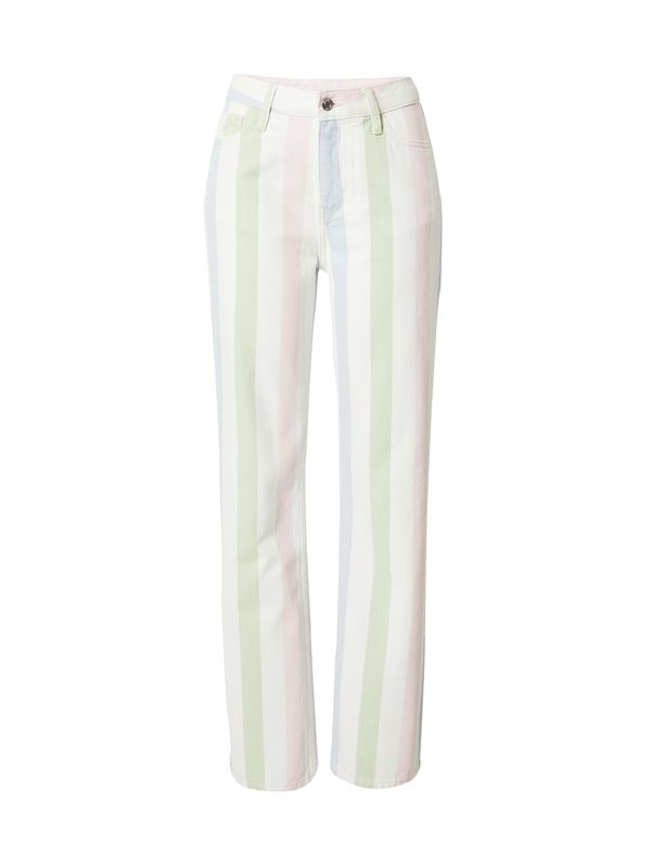 ESPRIT ESPRIT Дънки  светлосиньо / пастелно зелено / мръсно бяло