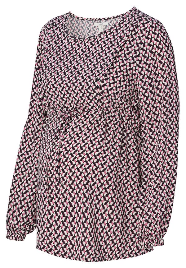 Esprit Maternity Esprit Maternity Блуза  розово / черно / мръсно бяло