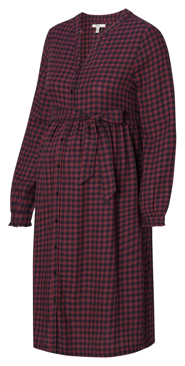 Esprit Maternity Esprit Maternity Рокля тип риза  бордо / черно