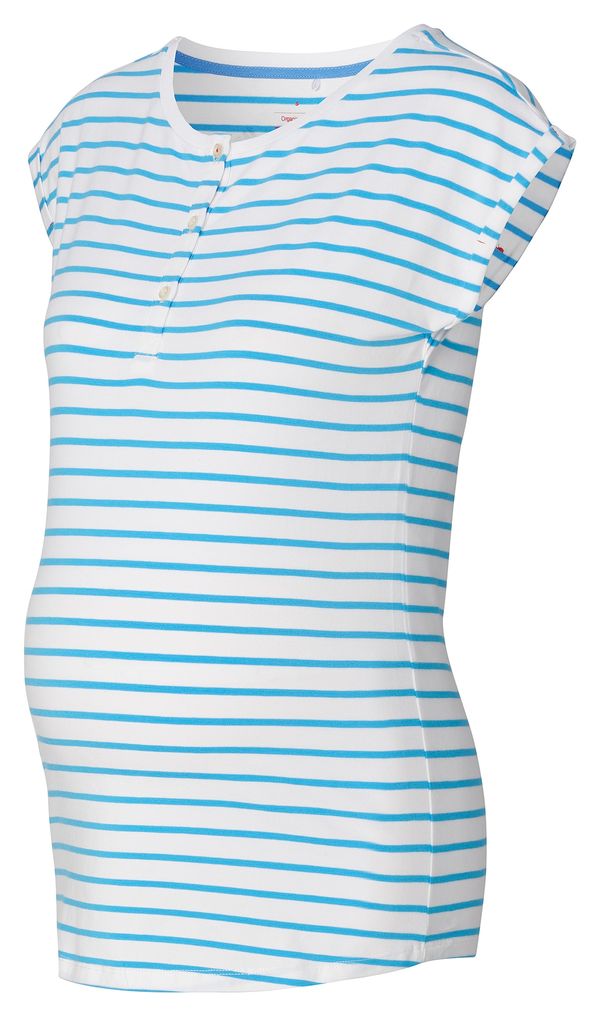 Esprit Maternity Esprit Maternity Тениска  лазурно синьо / бяло