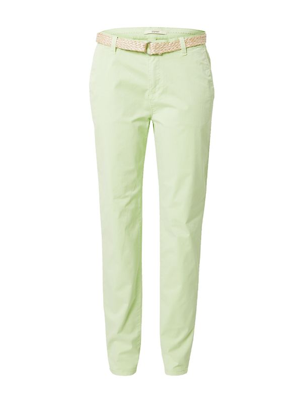 ESPRIT ESPRIT Панталон Chino  пастелно зелено