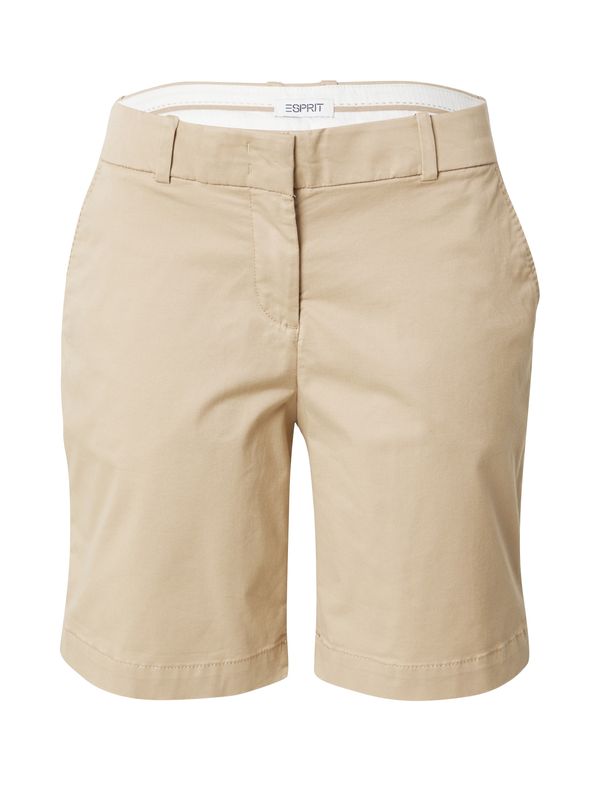 ESPRIT ESPRIT Панталон Chino  тъмнобежово