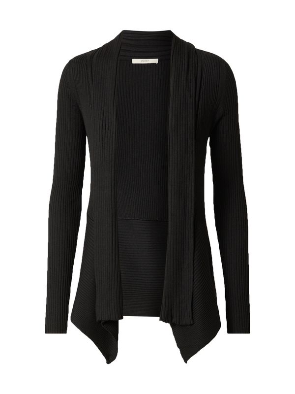 ESPRIT ESPRIT Плетена жилетка  черно