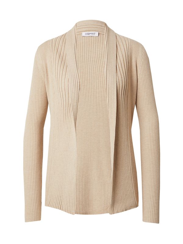 ESPRIT ESPRIT Плетена жилетка  цвят "пясък"