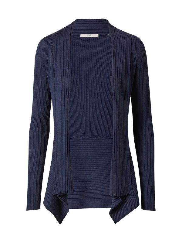 ESPRIT ESPRIT Плетена жилетка  нейви синьо