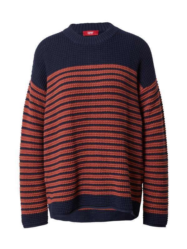 ESPRIT ESPRIT Пуловер  нейви синьо / охра