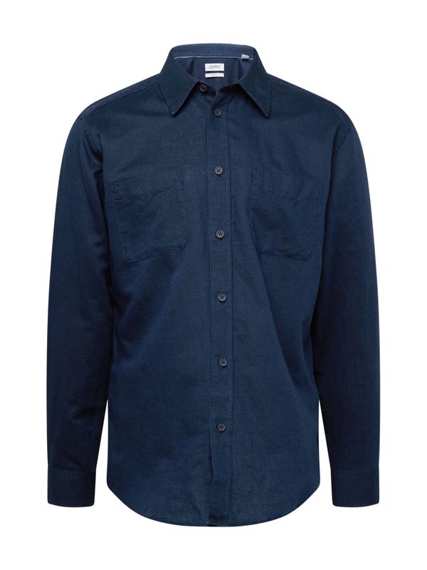 ESPRIT ESPRIT Риза  нейви синьо