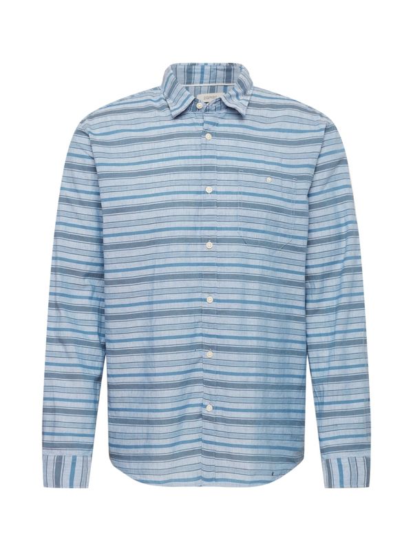 ESPRIT ESPRIT Риза  опушено синьо / небесносиньо / светлосиньо