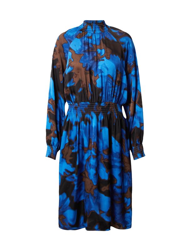 ESPRIT ESPRIT Рокля  кобалтово синьо / лазурно синьо / тъмнокафяво / черно