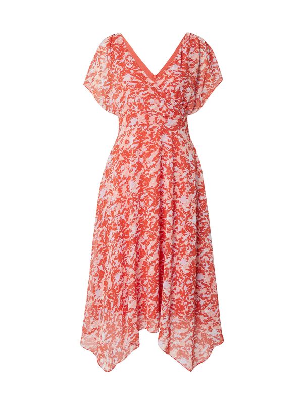 ESPRIT ESPRIT Рокля  пастелнолилаво / тъмно коралово / пастелно оранжево / бяло