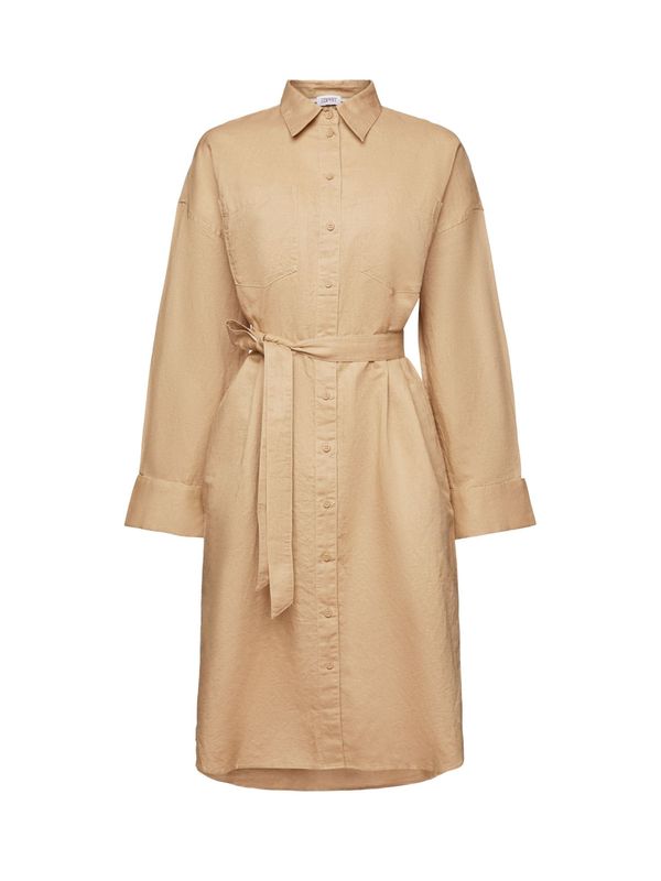 ESPRIT ESPRIT Рокля тип риза  бежово