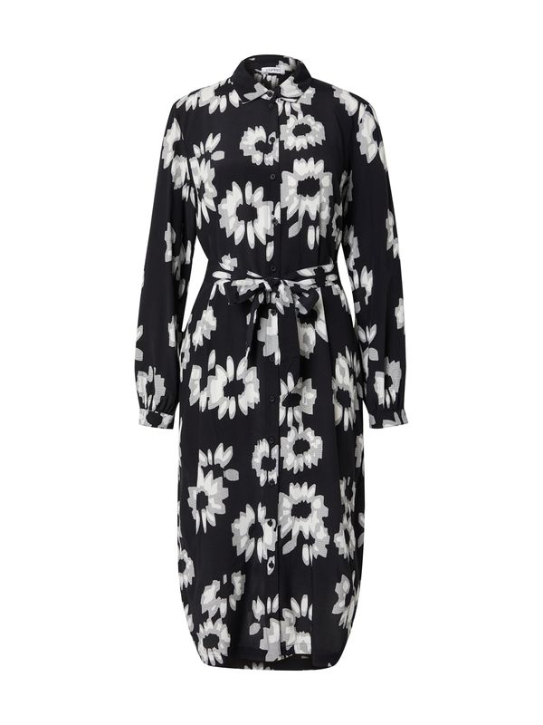 ESPRIT ESPRIT Рокля тип риза  черно / бяло