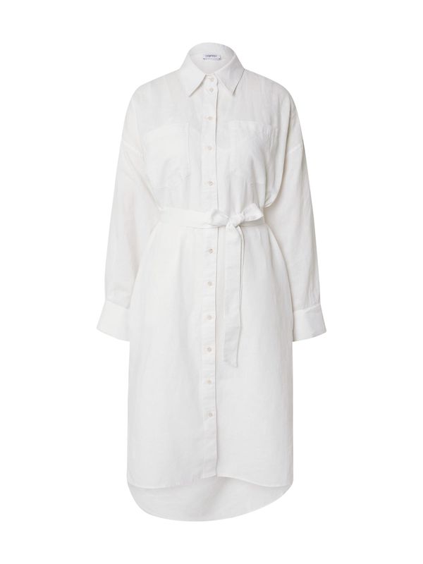 ESPRIT ESPRIT Рокля тип риза  мръсно бяло