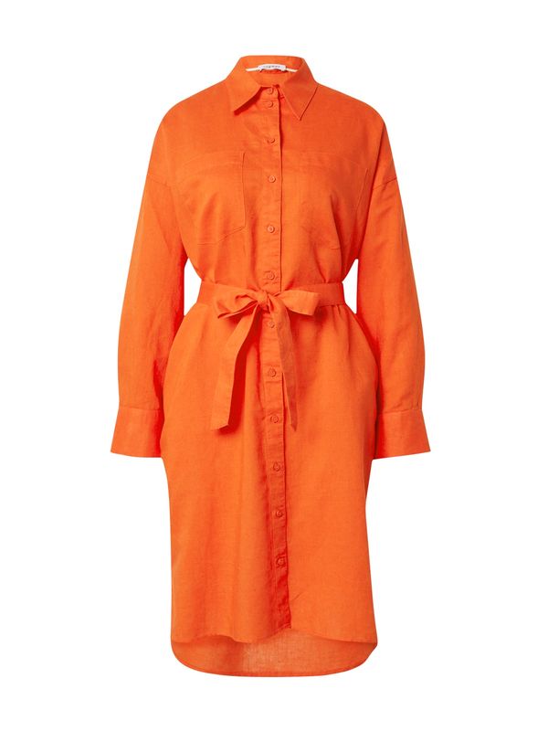 ESPRIT ESPRIT Рокля тип риза  тъмно коралово