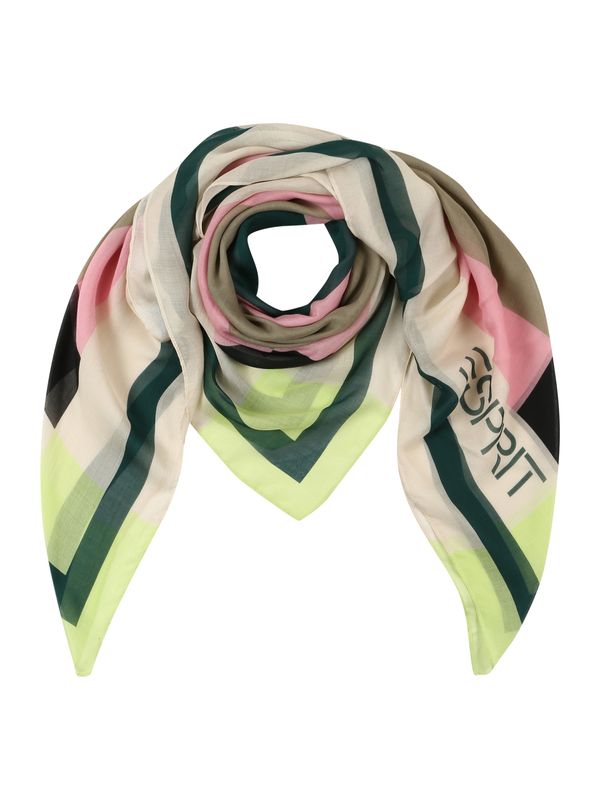 ESPRIT ESPRIT Шал  бежово / светлозелено / тъмнозелено / бледорозово