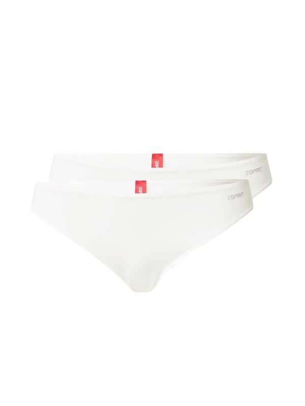 ESPRIT ESPRIT Слип  сиво / бяло