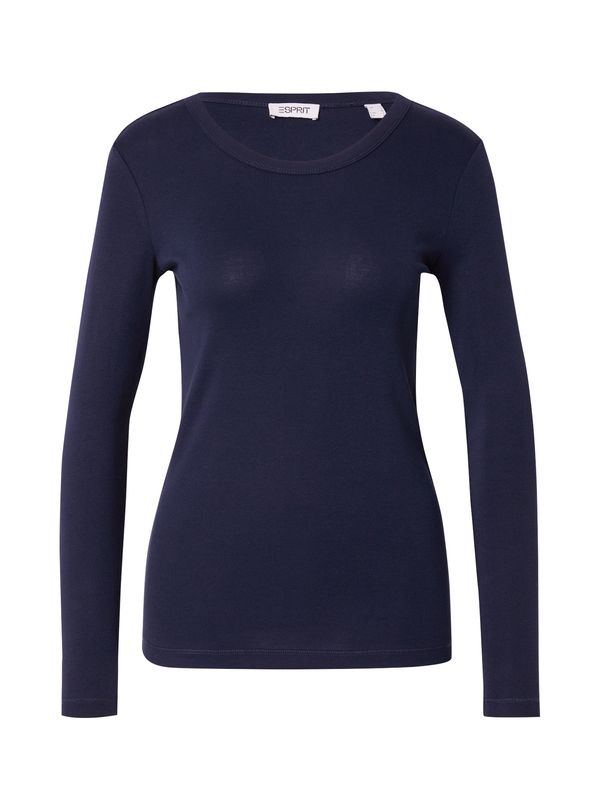 ESPRIT ESPRIT Тениска 'Ayn'  нейви синьо