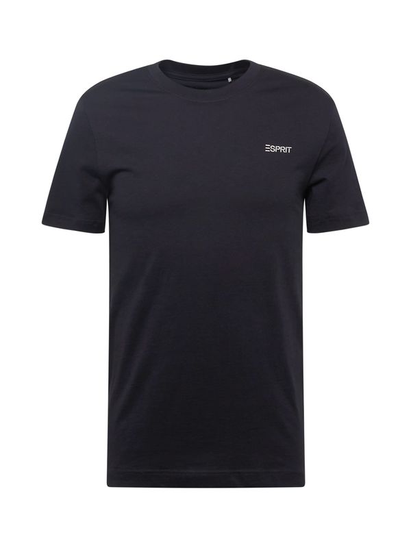 ESPRIT ESPRIT Тениска  черно / бяло