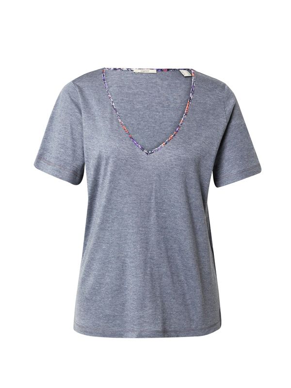 ESPRIT ESPRIT Тениска  нейви синьо / лилав / корал / бяло