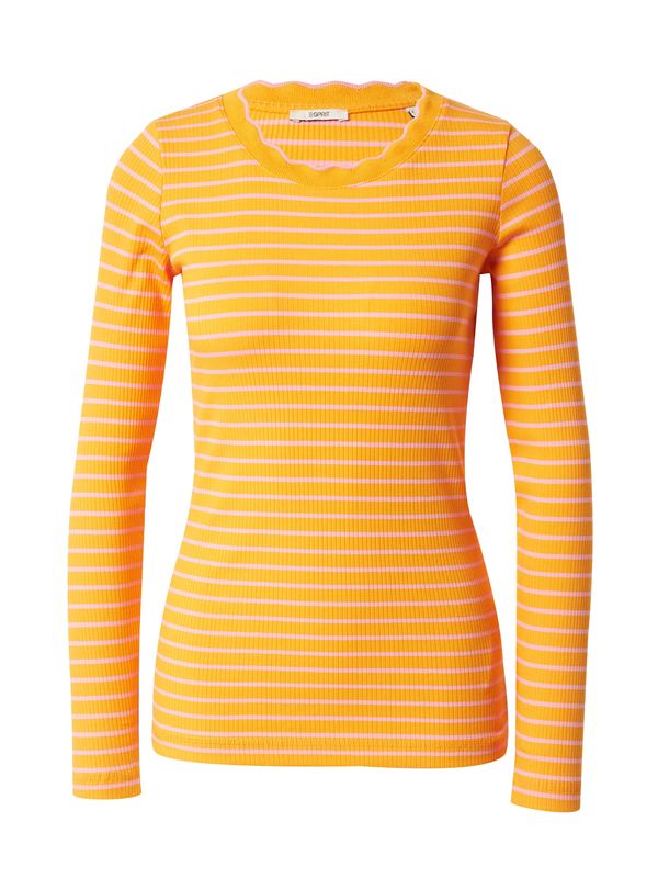 ESPRIT ESPRIT Тениска  оранжево / пастелно розово