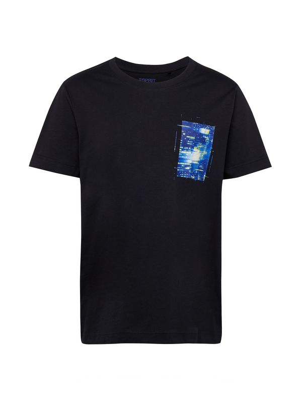 ESPRIT ESPRIT Тениска  синьо / светлосиньо / жълто / черно