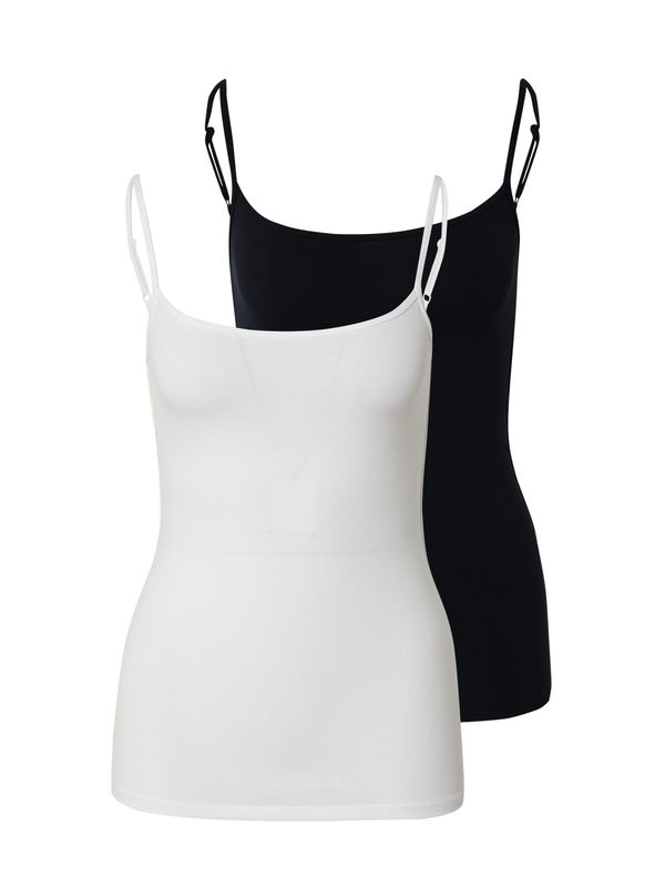 ESPRIT ESPRIT Топ  черно / бяло