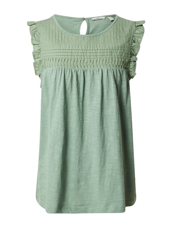 ESPRIT ESPRIT Топ  каки / зелен меланж