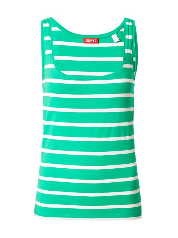 ESPRIT ESPRIT Топ  ябълка / бяло