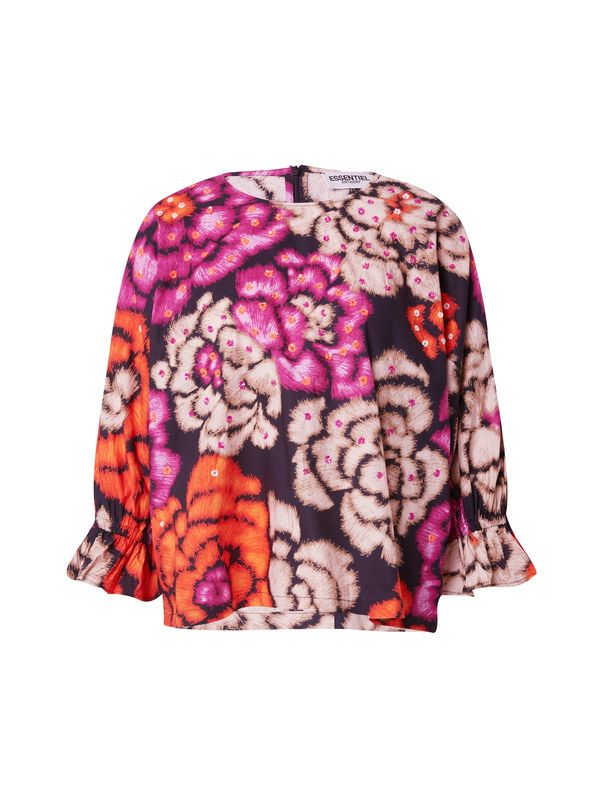 Essentiel Antwerp Essentiel Antwerp Блуза 'Fulberry'  бежово / оранжево / розово / черно