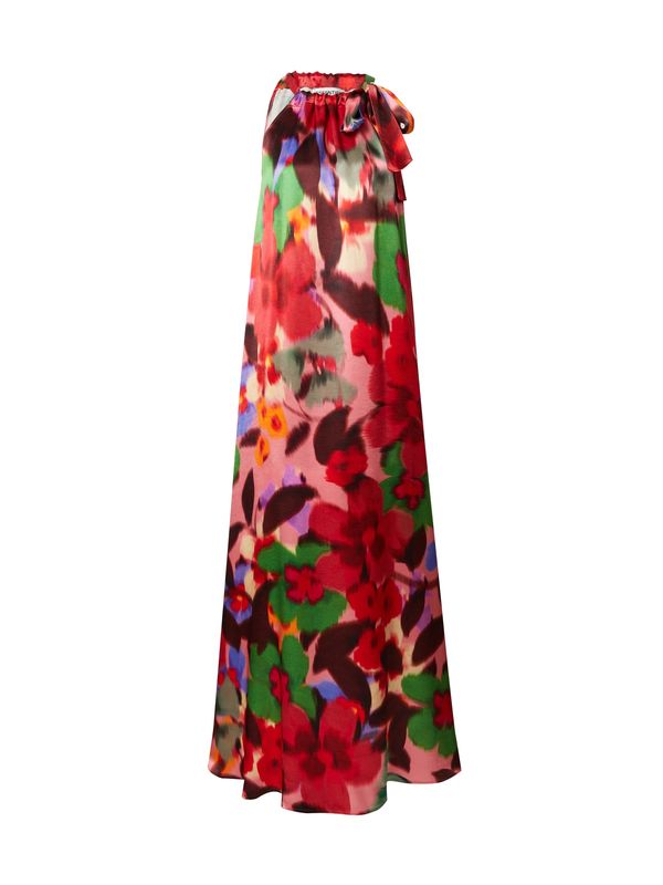 Essentiel Antwerp Essentiel Antwerp Лятна рокля 'Fanboy'  зелено / къпина / питая / червено