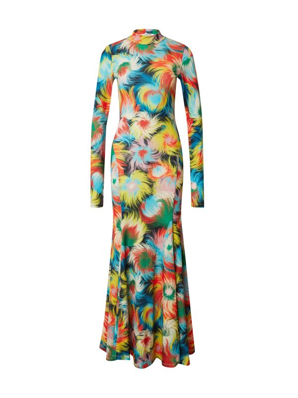 Essentiel Antwerp Essentiel Antwerp Рокля 'EDIEVAL'  синьо меланж / жълто / лавандула / оранжево