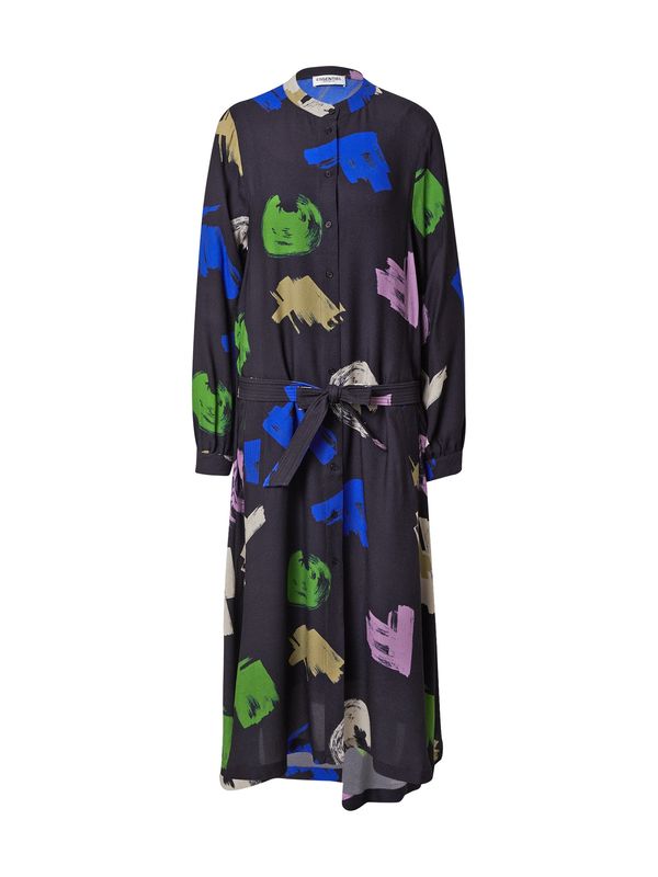 Essentiel Antwerp Essentiel Antwerp Рокля тип риза 'Achievement'  бежово / синьо / нощно синьо / зелено / лилав