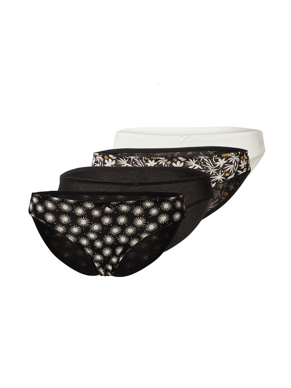 ETAM ETAM Слип 'JACKIE'  шафран / черно / бяло