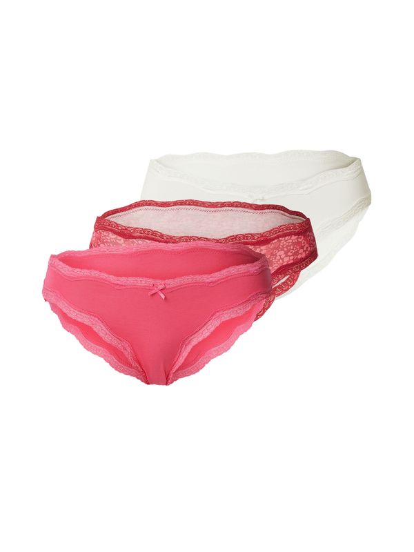 ETAM ETAM Слип 'JIMMA'  розово / неоново розово / бяло