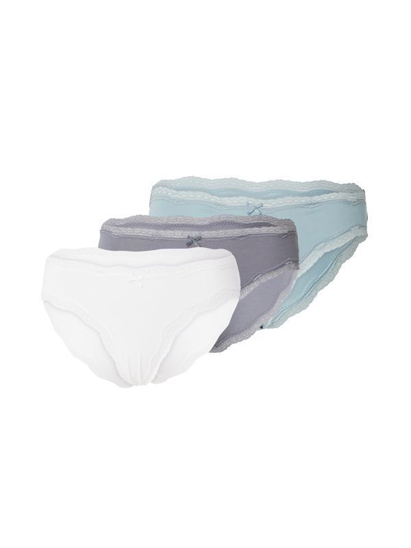 ETAM ETAM Слип 'JIMMA'  светлосиньо / къпина / бяло