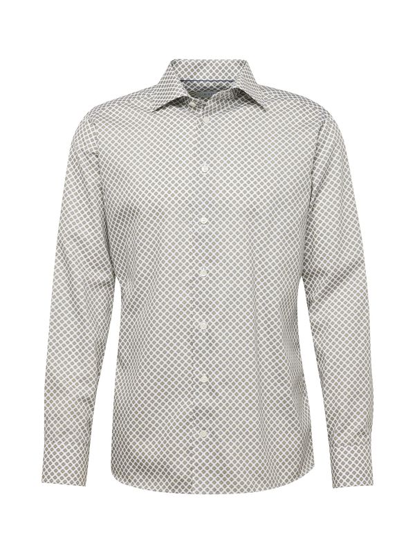 ETON ETON Бизнес риза  маслина / бяло