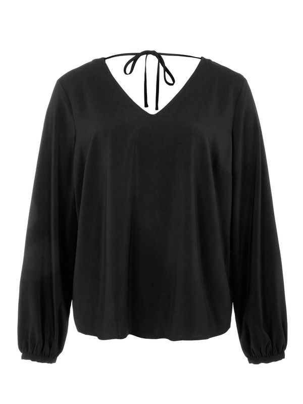 EVOKED EVOKED Блуза 'VIPALLA'  черно