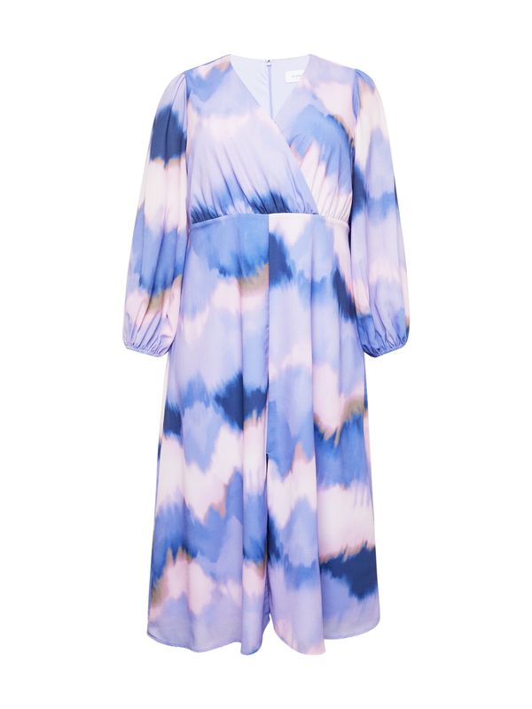 EVOKED EVOKED Рокля 'MIRAGE ALLY'  нейви синьо / светлосиньо / лавандула / бледорозово
