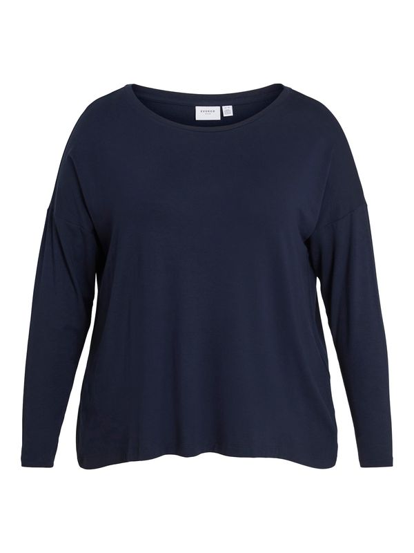 EVOKED EVOKED Тениска 'BASI'  тъмносиньо