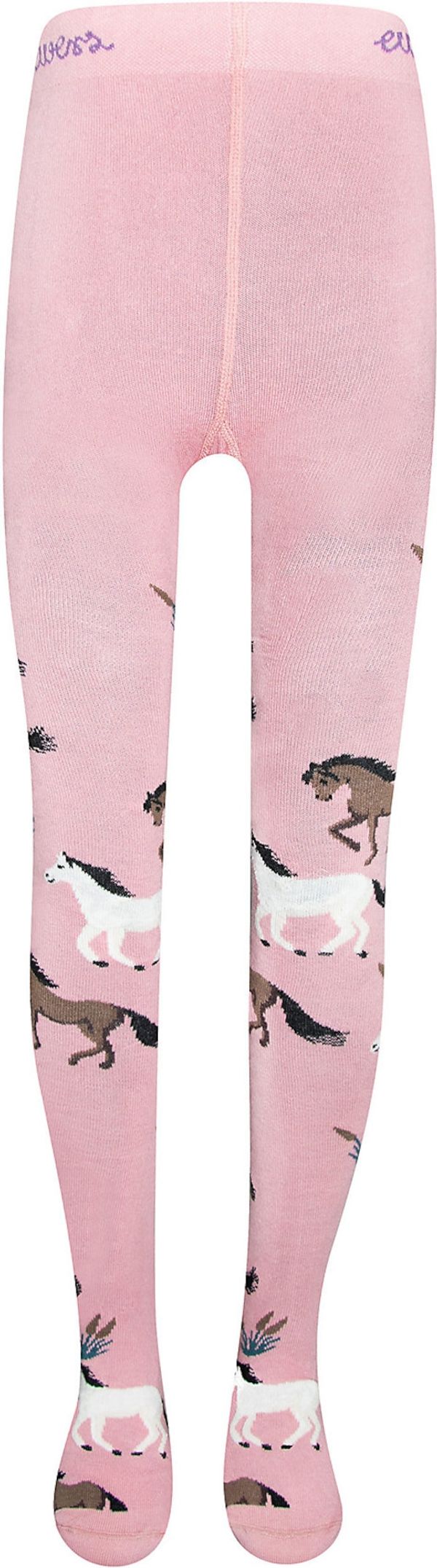 EWERS EWERS Чорапогащи  кафяво / розово / бяло